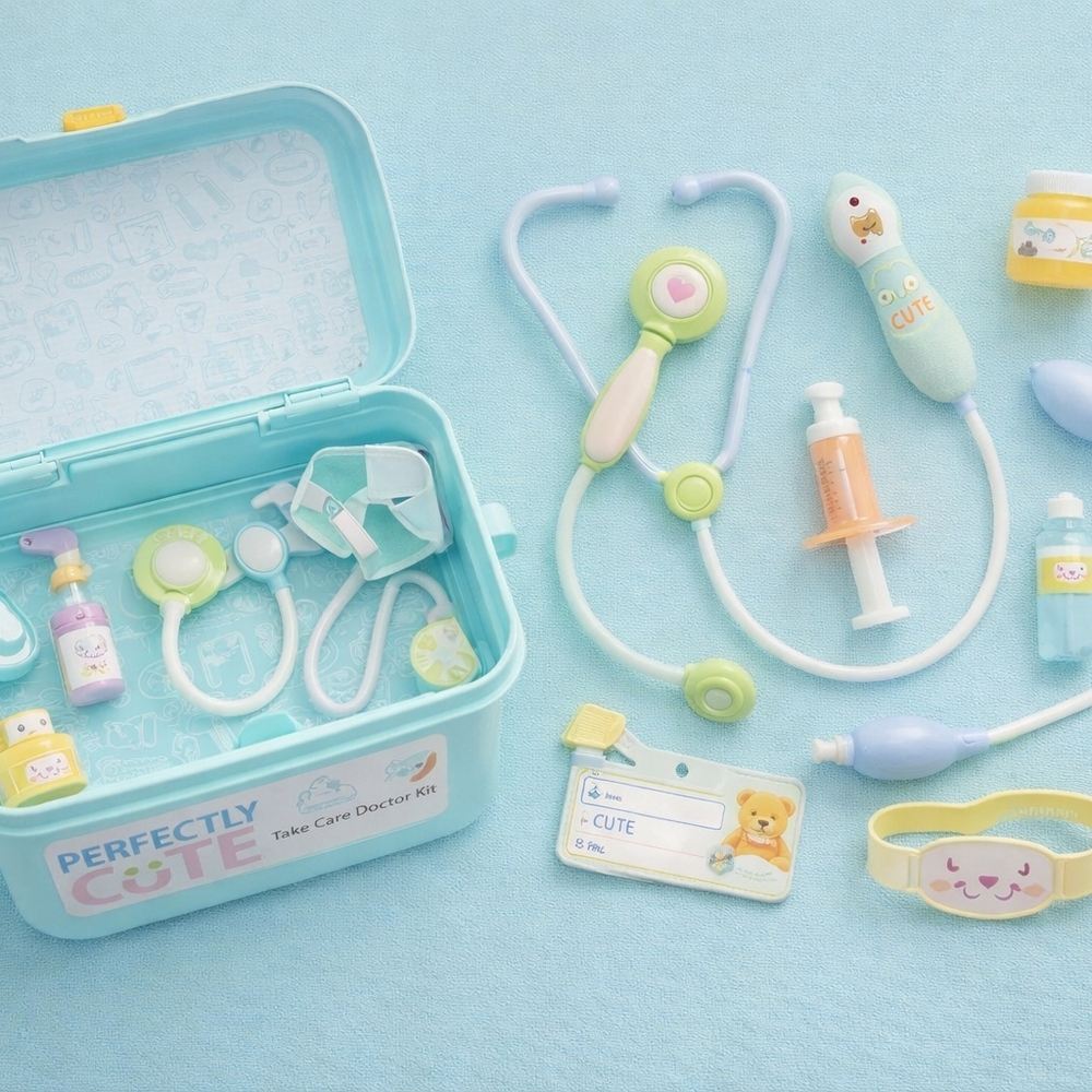 Perfectly Cute Take Care Doctor Kit 10-Piece Pretend Play Medical Set 2+